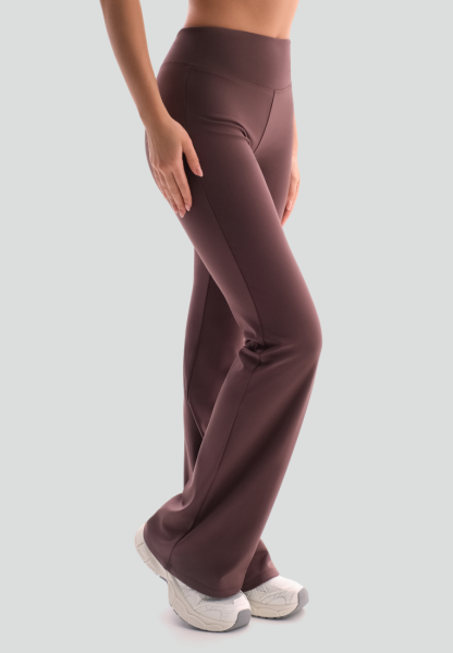 Леггинсы-клеш с v-образным вырезом